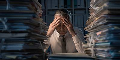 Stressed Filing Paperwork Litigation