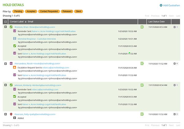 ZDiscovery Hold UI Screenshot