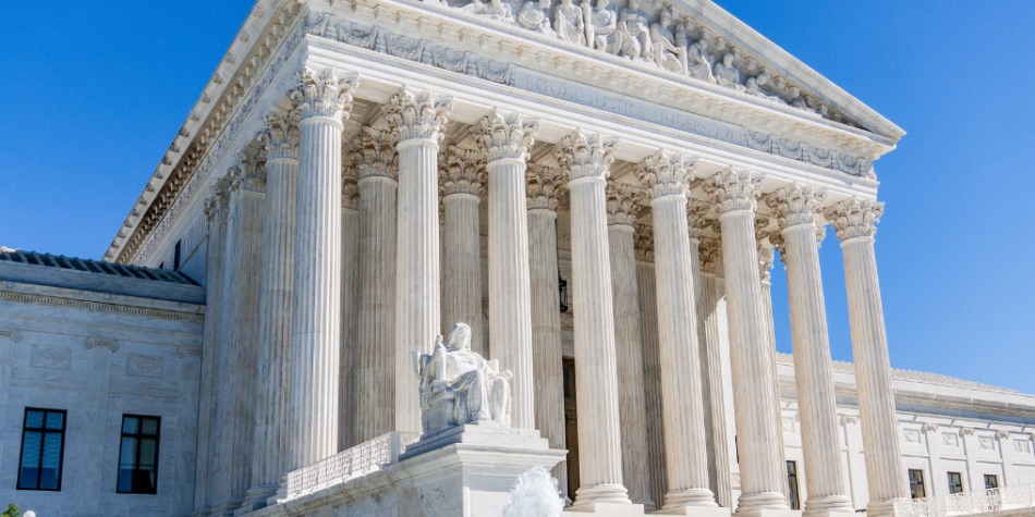 U.S. Supreme Court building in Washington D.C.